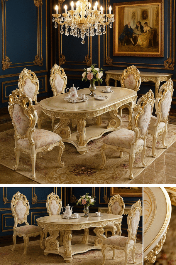 Sireen Era Victorian 6-Seater Dining Set - Image 2