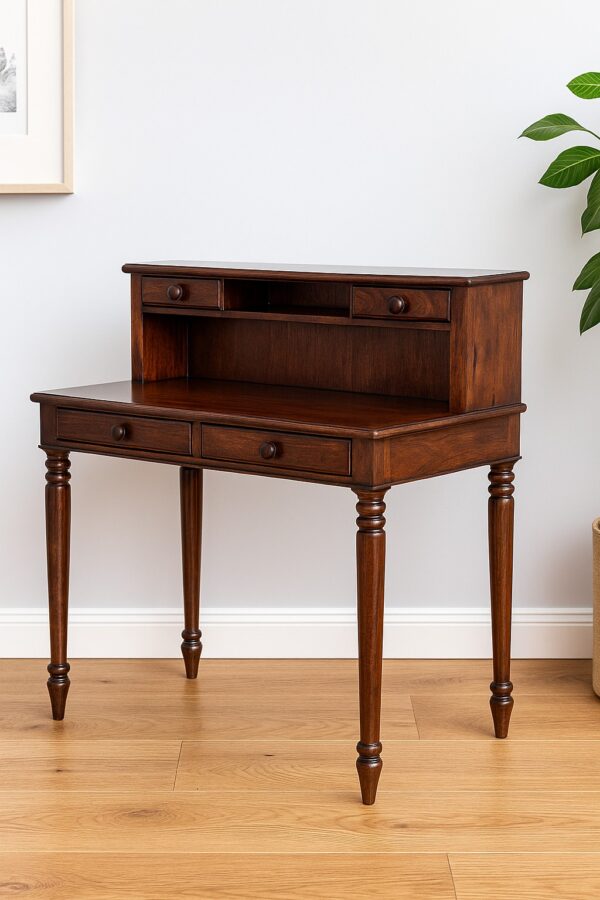 Solid Wood Study Table – Modern Minimalist Desk for Home & Office - Image 2