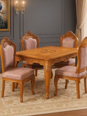 Sireen Era Hand-Carved Royal Dining Set