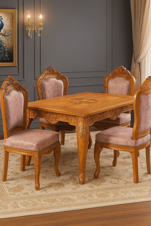 Sireen Era Hand-Carved Royal Dining Set