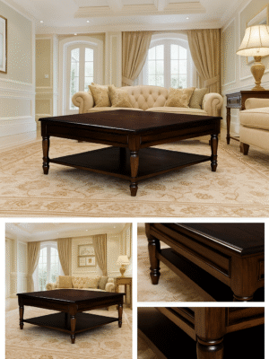Sireen Era Solid Wood Handcrafted Centre Table