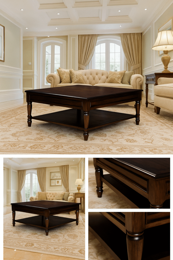 Sireen Era Solid Wood Handcrafted Centre Table