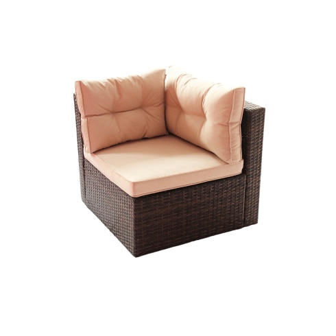 Sireen Era 7-Piece Outdoor Rattan Sofa Set with Coffee Table – Modular Patio Furniture