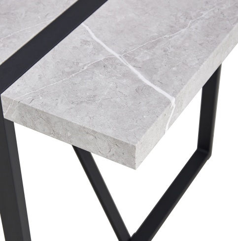 Sireen Era Graystone 55-Inch Modern Dining Table