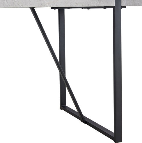 Sireen Era Graystone 55-Inch Modern Dining Table