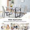 Sireen Era Graystone 55-Inch Modern Dining Table