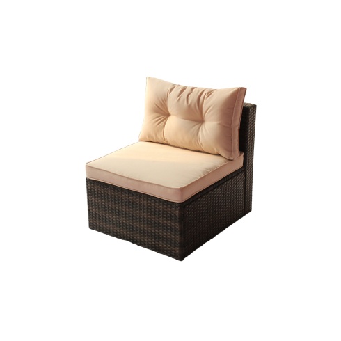 Sireen Era 7-Piece Outdoor Rattan Sofa Set with Coffee Table – Modular Patio Furniture